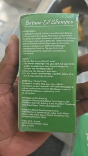 GrowX Batana Shampoo photo review
