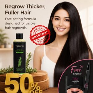 Hair Growth & Anti-Dandruff Scalp Treatment. Tgideas® (Free Eyeliner, Eid Gift)