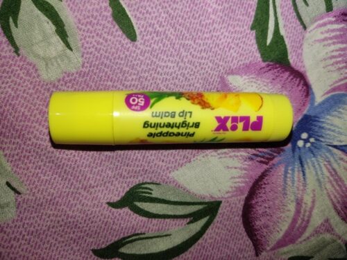 Pineapple Brightening Lip Balm With SPF 50 (Buy 1 Get 1 Free) photo review